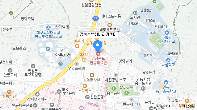 경북북부해바라기센터 지도