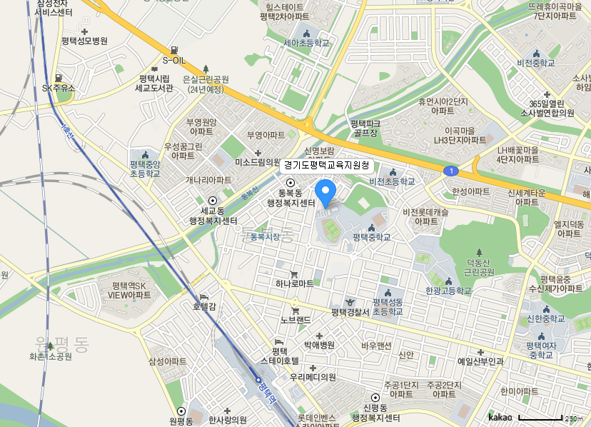 본관(비전동) 약도