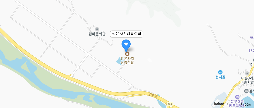 경주 풍력발전단지, 감은사지