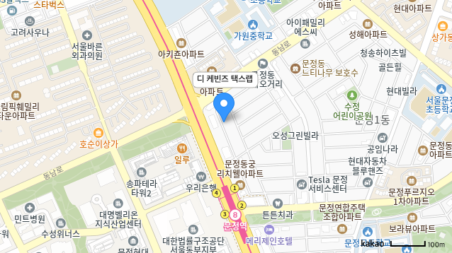 디 케빈즈 택스랩 지도