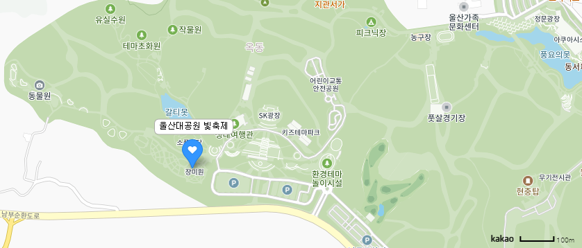 [울산대공원]빛 축제에서 빛과 사랑에 빠져보세요