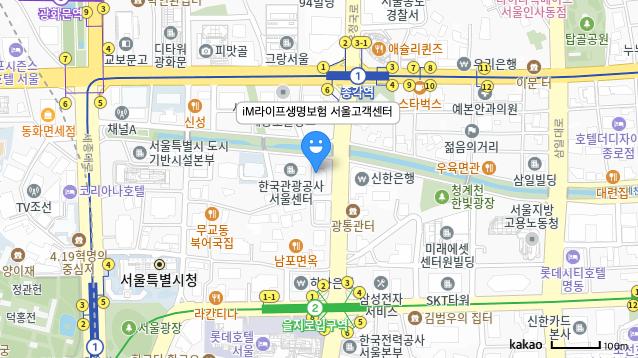 카카오맵 서울 본사 위치 지도