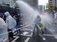 S Korea protesters clash with police in Seoul - BBC News