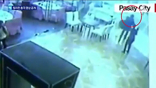 ‘37명 사망’ 필리핀 총격 당시 CCTV 영상 공개