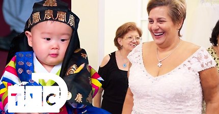 미국에서 돌잔치 케이크를 주문한 한국인 가족 | 인스티즈