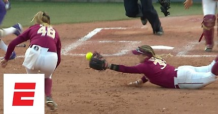 여자 소프트볼 어메이징한 다이빙캐치 더블플레이.youtube | 인스티즈