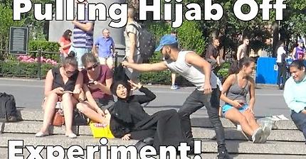 여성의 히잡을 막무가내로 벗기는 사회 실험 | 인스티즈