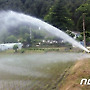 가뭄 해갈 나선 경찰 살수차