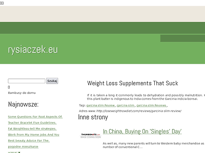 http://rysiaczek.eu/40484/Weight-Loss-Supplements-That-Suck/serwis.html