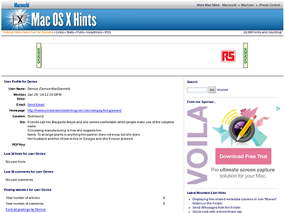 http://hints.macworld.com/users.php?mode=profile&uid=1192765