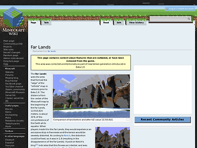 http://www.minecraftwiki.net/wiki/Far_lands