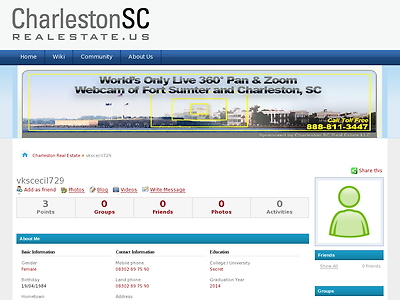 http://www.charlestonscrealestate.us/community/vkscecil729/profile.html