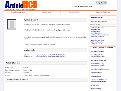 http://www.articlerich.com/profile/William-Gerrard/461527