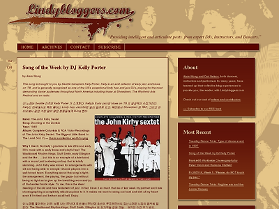 http://www.lindybloggers.com/2009/03/09/song-of-the-week-by-dj-kelly-porter/