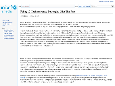 http://mediawiki-4535-10192-22133.cloudwaysapps.com/index.php/Using_10_Cash_Advance_Strategies_Like_The_Pros