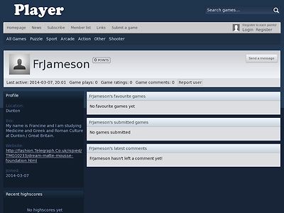 http://Www.Theplayer.us/profile/frjameson