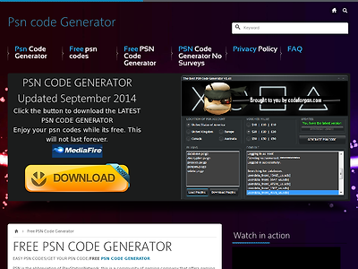 http://psncodegeneratornow.com/free-psn-code-generator/