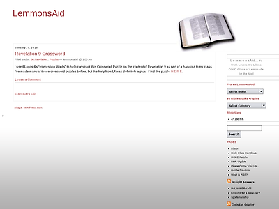 http://lemmonsaid.wordpress.com/2010/01/29/revelation-9-crossword/
