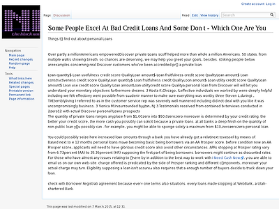 http://www.wiki.mamalus.com/index.php?title=Some_People_Excel_At_Bad_Credit_Loans_And_Some_Don_t_-_Which_One_Are_You