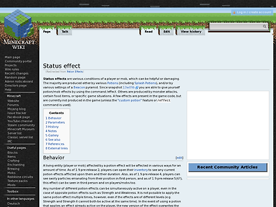 http://www.minecraftwiki.net/wiki/Potion_Effects