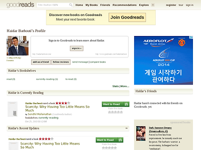 http://www.goodreads.com/user/show/17829171-haidar-barbouti