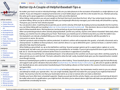 http://www.animuj.pl/wiki/index.php?title=Batter-Up-A-Couple-of-Helpful-Baseball-Tips-a
