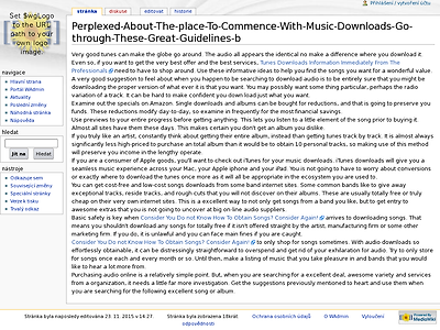 http://www.sssmep.cz/new/wadmin/index.php?title=Perplexed-About-The-place-To-Commence-With-Music-Downloads-Go-through-These-Great-Guidelines-b