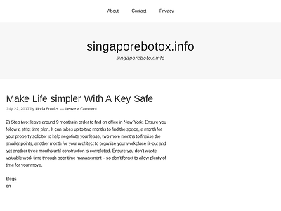 http://singaporebotox.info/make-life-simpler-key-safe/