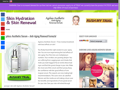 http://Agelessaestheticserum.com