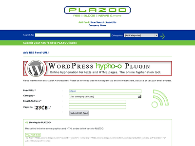http://www.plazoo.com/en/addrss.asp