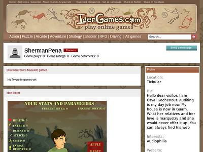 http://idengames.com/profile/913597/ShermanPena.html