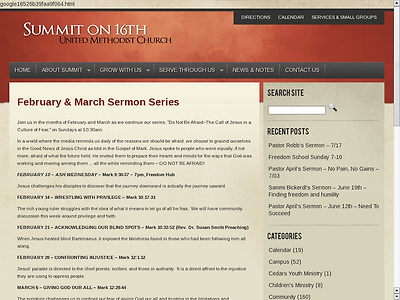 http://summitumc.org/2016/02/10/february-march-sermon-series/