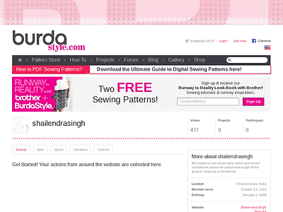 http://www.burdastyle.com/profiles/shailendrasingh