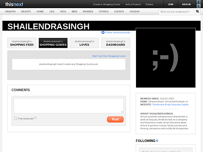 http://www.thisnext.com/by/shailendrasingh/