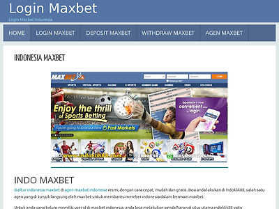 http://www.login-maxbet.com