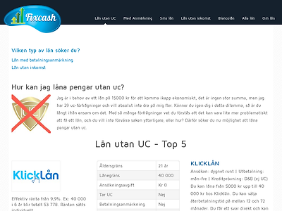 http://fixcash.se/snabbt/lana-pengar-utan-uc-med-betalningsanmarkning