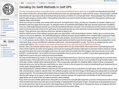 http://Wiki.Unict.it/index.php?title=Deciding_On_Swift_Methods_In_Golf_GPS