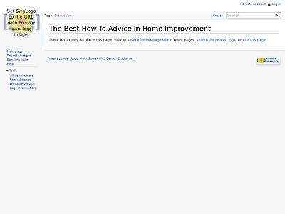 http://Demo.Opensourcecms.com/mediawiki/index.php/The_Best_How_To_Advice_In_Home_Improvement