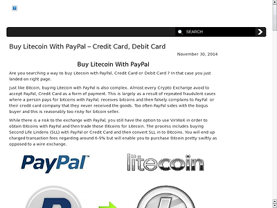 http://Www.litecoinwithpaypal.net/