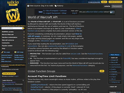 http://www.wowwiki.com/World_of_Warcraft_API