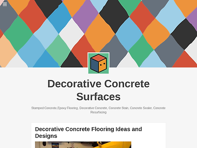 http://squattingyogi.tumblr.com/post/79139312542/decorative-concrete-flooring-ideas-and-designs