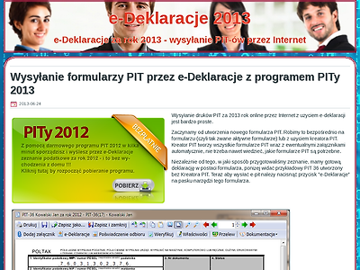http://edeklaracje-2013.pl/wysylanie-formularzy-pit-przez-e-deklaracje-z-programem-pity-2013.htm