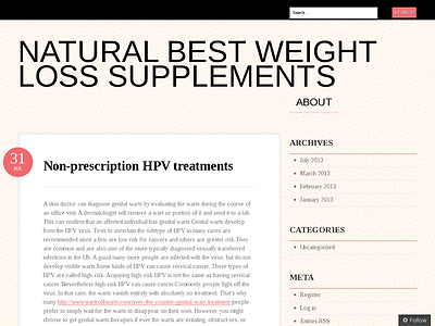 http://naturalbestweightlosssupplements.wordpress.com/2013/07/31/non-prescription-hpv-treatments/