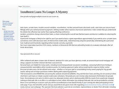 http://www.shstezpur.com/wiki/index.php?title=Installment_Loans_No_Longer_A_Mystery