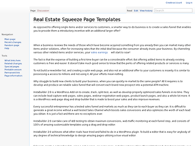 http://Wiki.Writerswebsite.co/Real_Estate_Squeeze_Page_Templates