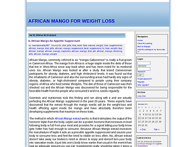 http://www.blogigo.com/lownationality687/Is-African-Mango-An-Appetite-Suppressant/1/