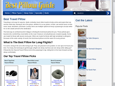 http://www.bestpillowguide.org/best-travel-pillow/