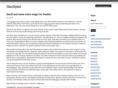 http://docs.opengeo.org/geospiel/2009/03/23/extjs-and-some-mixin-magic-for-geoext/