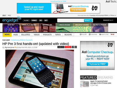 http://www.engadget.com/2011/02/09/hp-pre-3-first-hands-on/