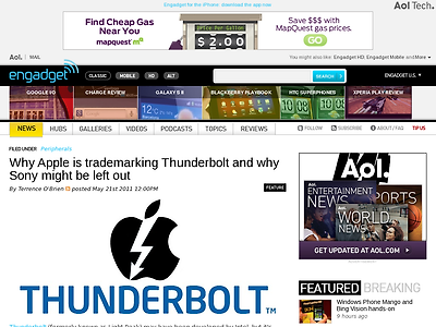 http://www.engadget.com/2011/05/21/why-apple-is-trademarking-thunderbolt-and-why-sony-might-be-left/